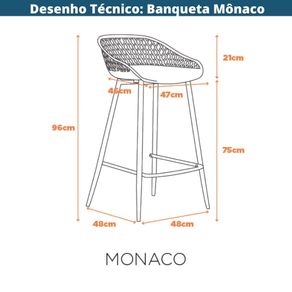 Desenho Tecnico_ Banqueta Monaco